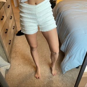 Waverly Grey white shorts